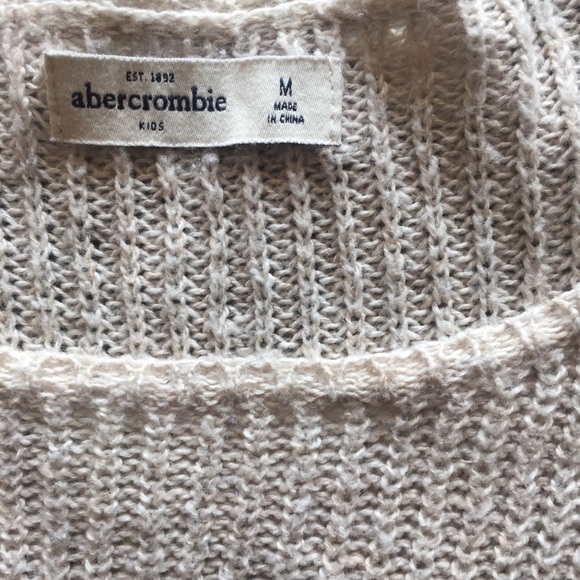 Abercrombie knit lace cropped sweater - Picture 6 of 7